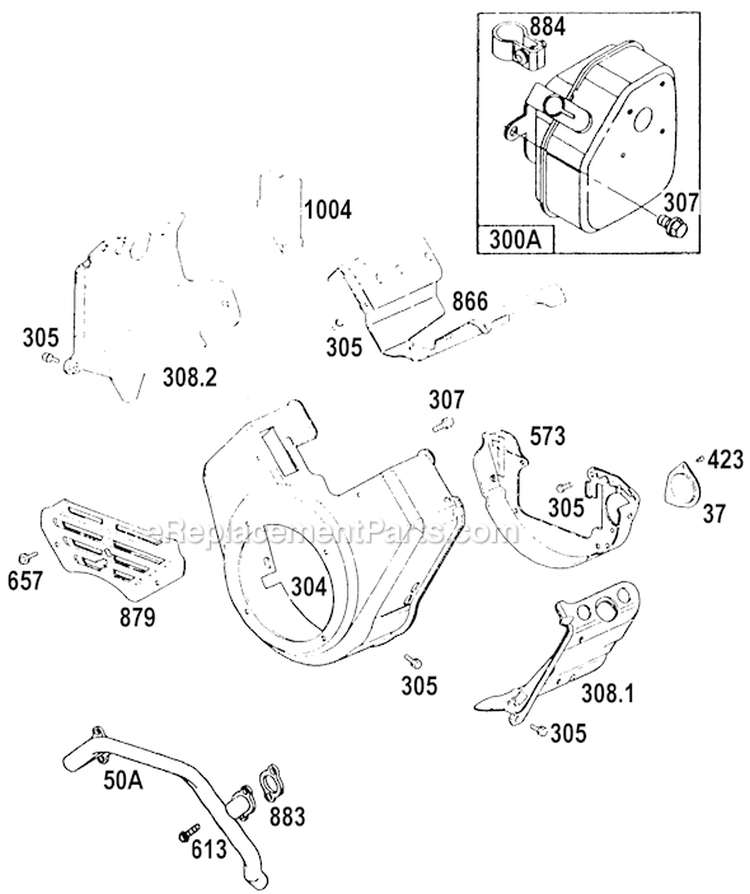 Page E Diagram and Parts List for 9404-2  Briggs and Stratton Generator